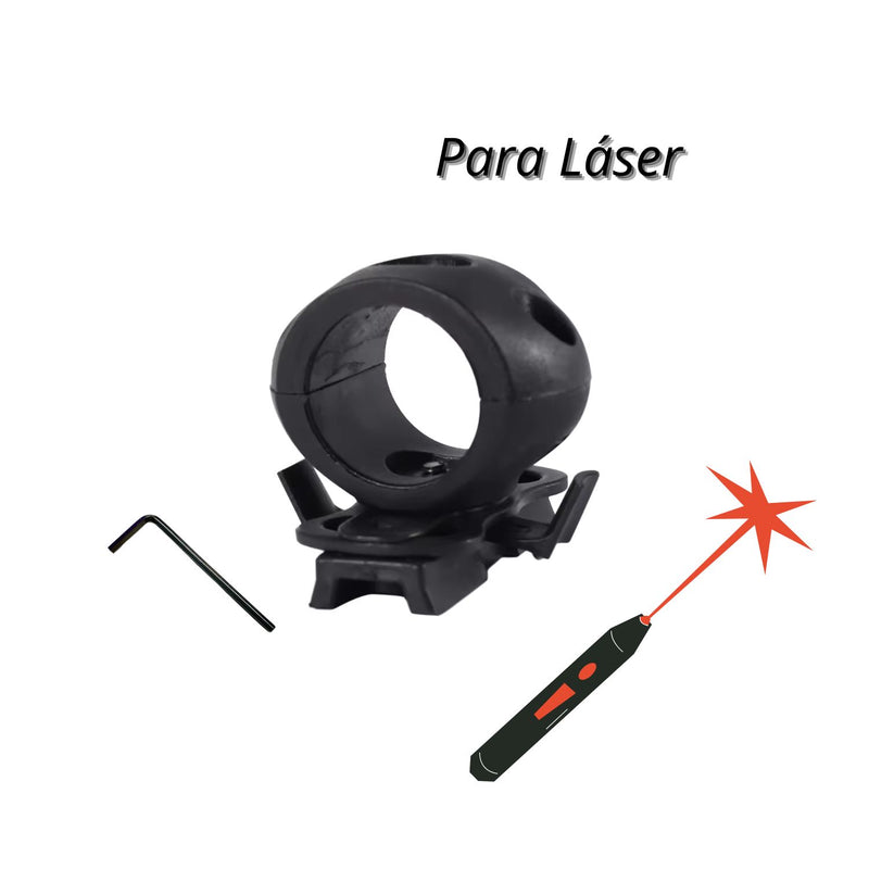 Picatinny Soporte Muela Abrazadera Lámpara, laser Casco etc Sn014 / PJ675