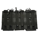 3 Porta Cargadores R, 3 cortos, Sistema MOLLE Modular Ajustable SN232