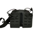 Piernera porta cargador DOBLE corte laser con Base ABS liberación rápida SN235