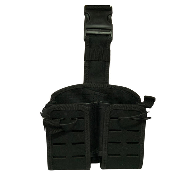 Piernera porta cargador DOBLE corte laser MOLLE/PALS SN237