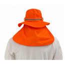 Sombrero Safari Alta Visibilidad Protector de Nuca Reflejante Construcción Campo SN285