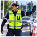 Chaleco Policía de Tránsito Reflectante Alta Visibilidad Multibolsas SN286