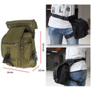 Mochila Militar Muslera Piernera Táctica D600 1.5 Lts SN506 SWAT