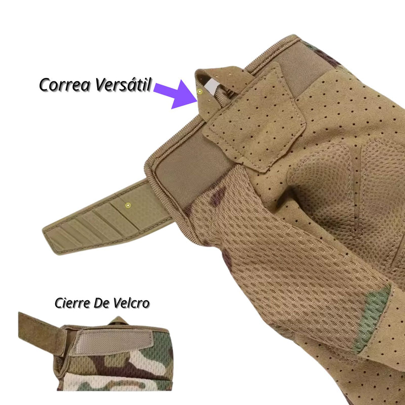 Guantes Touch Táctil 2 Dedos MOTO Protección Nudillos Ventilación ST23