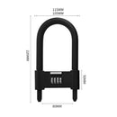 Candado Tipo U-Lock  Combinación 4 Dígitos  Bicicleta/Scooter rejas/portón SU2M
