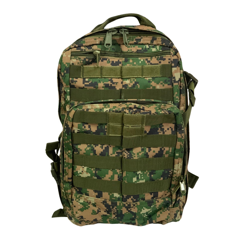 Mochila Camping 20Lts  Outdoor 8 Compartimientos + Sistema MOLLE SZ-630