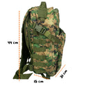 Mochila Camping 20Lts  Outdoor 8 Compartimientos + Sistema MOLLE SZ-630