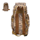 Mochila Saco Soporte metalico 75 lts Impermeable Camping 7 compatimientos SN208