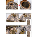 Mochila Saco Soporte metalico 75 lts Impermeable Camping 7 compatimientos SN208