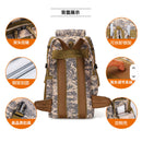 Mochila Saco Soporte metalico 75 lts Impermeable Camping 7 compatimientos SN208