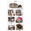 Mochila Saco Soporte metalico 75 lts Impermeable Camping 7 compatimientos SN208