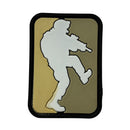 Parche Plástico Velcro Bandera Táctico Gotcha Insignia QZ00