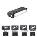 Lámpara LED Bici MOTO Display Digital de Batería Soporte Ajustable USB-C TC3107