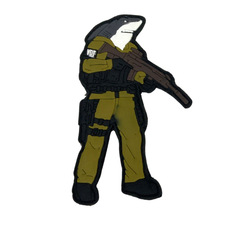 Parche Plástico Velcro Bandera Táctico Gotcha Insignia Qz00