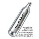 Tanque CO2 Estándar Desechable 12 gr Nakashi UX-CO2