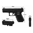 Pistola 9XP CO2 "Blowback Action" Umarex semi automatica 4.5mm 20 TIROS 9XP UX2107