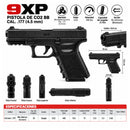 Pistola 9XP CO2 "Blowback Action" Umarex semi automatica 4.5mm 20 TIROS 9XP UX2107