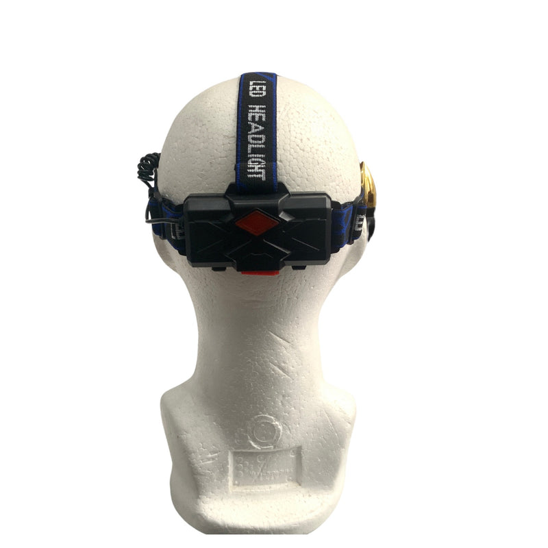 Linterna tipo minera LED recargable 3 pasos AL015