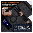 Lampara LED Multifunción Power Bank 5 Modos Pantalla Digital USB-C Luz Camping VOG153