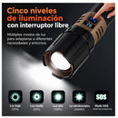 Lampara LED Multifunción Power Bank 5 Modos Pantalla Digital USB-C Luz Camping VOG153
