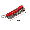 12 en 1 Navaja Multiusos Compacta llavero* Camping, Pesca, Emergencia W338