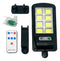 Lampara led con sensor nocturno, panel solar y control 120B4