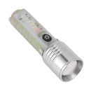Lampara 8 pasos efecto patrulla luz uv con iman USB  W8081-520A