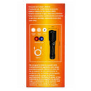 Lampara LED Táctica USB-C 5000mAh Indicador Batería Luz Blanca efecto patrulla WL15