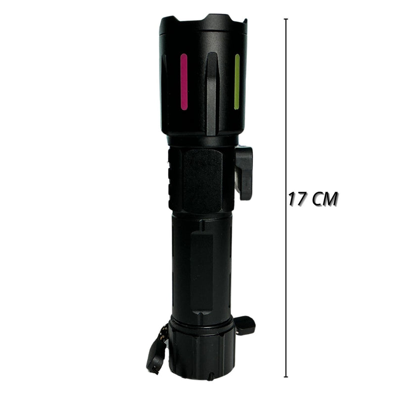 Linterna Recargable, PILA 21700 (ALTA DURACIÓN), 5 MODOS lUZ, USB C WL26