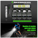 Barra LED Bicicleta 180° 4 Modos Pantalla Digital IPX4 Aleación de aluminio WL601