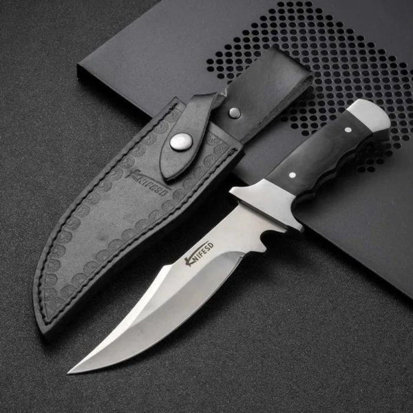 Cuchillo de hoja fija supervivencia con funda Y6D1 CH