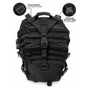 Mochila 34L Impermeable Sistema Molle Respaldo + Tirantes Acolchados 4 Compartimentos YB19