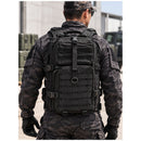 Mochila 34L Impermeable Sistema Molle Respaldo + Tirantes Acolchados 4 Compartimentos YB19