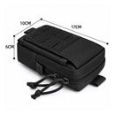 Bolsa sistema molle corte laser COntactel Multiusos MOLLE EDC Porta Accesorios YB092