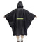 Poncho Impermeable Reflejantes Capucha Bolso Botones YUJ040