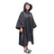 Poncho Impermeable Reflejantes Capucha Bolso Botones YUJ040