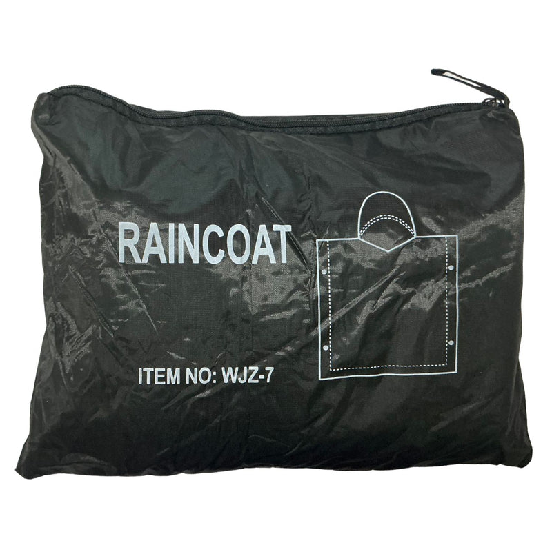 Poncho Impermeable Reflejantes Capucha Bolso Botones YUJ040