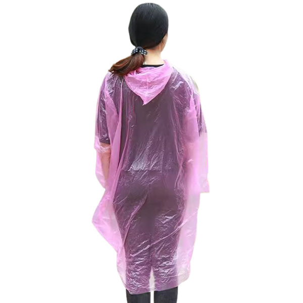 Impermeables Desechables con Capucha – Unisex 5 colores Surtidos YUJ071