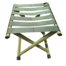 Banquito Plegable Militar Verde – Compacto y Resistente ZDY021