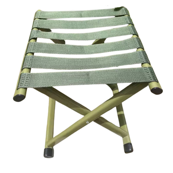 Banquito Plegable Militar Verde – Compacto y Resistente ZDY021