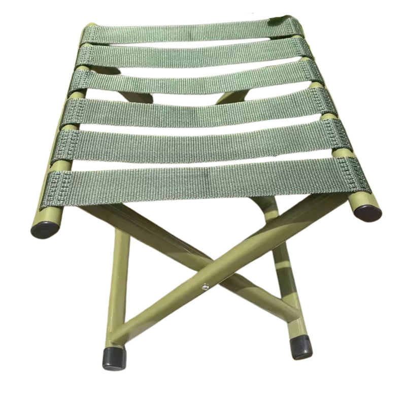 Banquito Plegable Militar Verde – Compacto y Resistente ZDY021