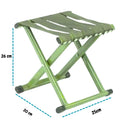 Banquito Plegable Militar Verde – Compacto y Resistente ZDY021