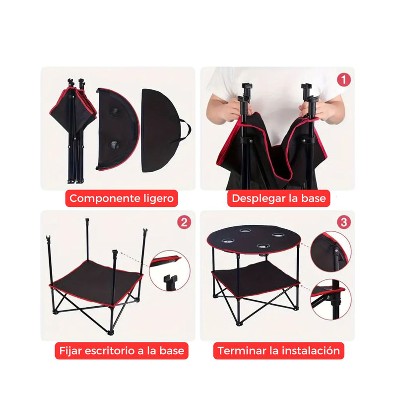 Mesa camping plegable multifuncional ZDY014