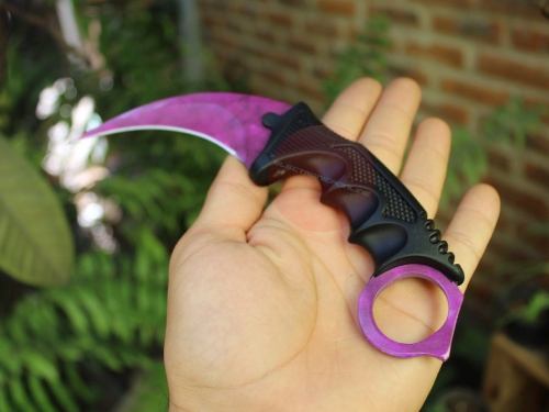 Cuchillo Tipo Karambit De COLORES Survivor Caceria W2-3D