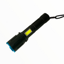 Lampara led T9 3 pasos conb lateral luz blanca y roja 4 pasos nivel de carga 5000 LMS USB DT500