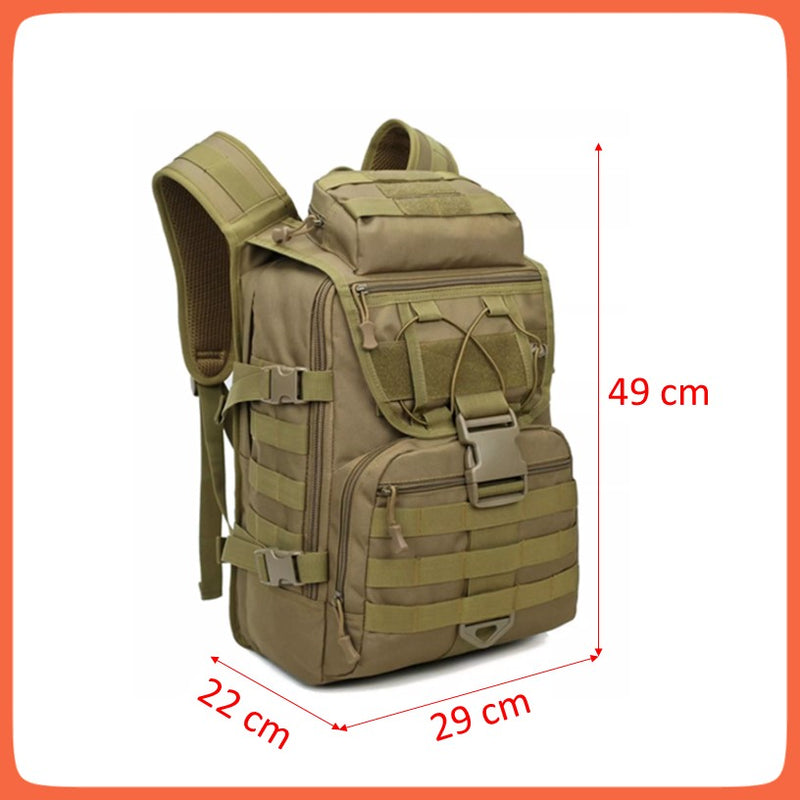 Mochila 9900 Tactica Militar 40lts Repelente Nylon D600