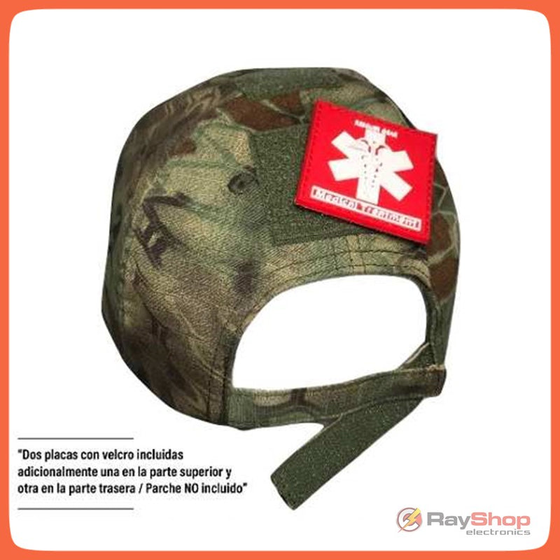 Gorra Táctica Militar Con Porta Parches Ajustable Colores Calidad BQM