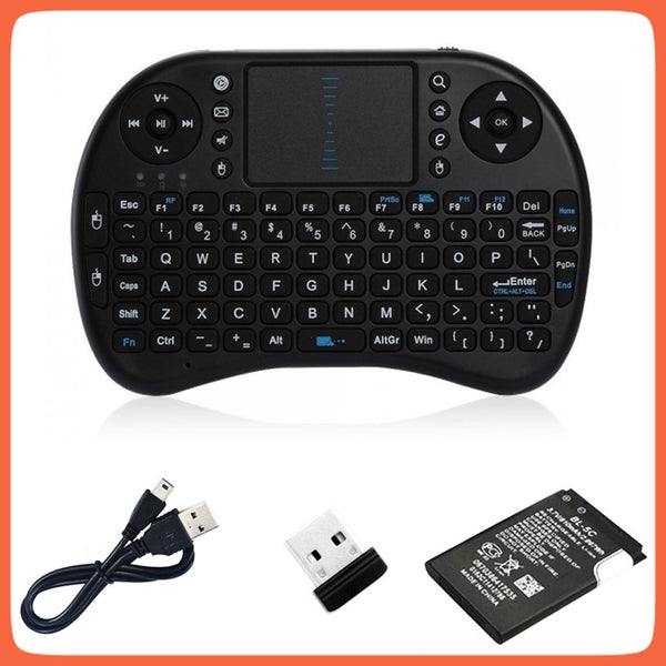 Mini Teclado Usb Inalámbrico Touchpad Xbox Ps3 Smart Tv Fs01