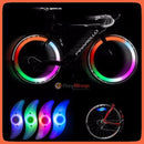 Luz Led Seguridad Multicolor Rayos Llantas Bicicleta Dt601