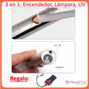 Billetes Falsos Uv + Lámpara + Encendedor Electrónico Dt146